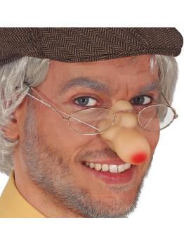 Nariz grotesco de látex