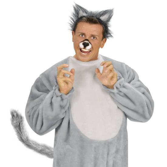 Orelhas de lobo de pelúcia