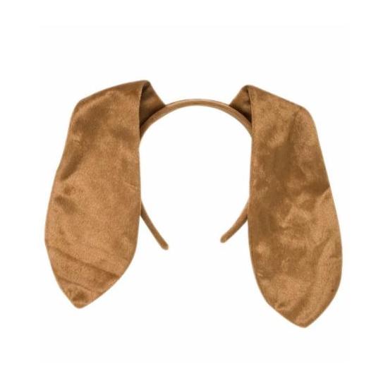 Orelhas de cachorro compridas.