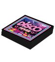 Pack de 12 guardanapos Disco 33X33 CMS.