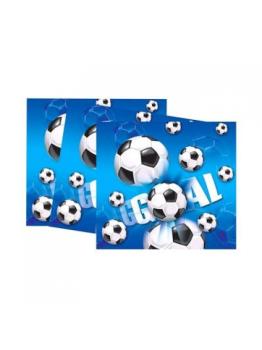 PACK 20 GUARDANAPOS DE FUTEBOL