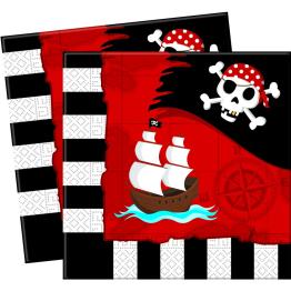 PACK DE 20 GUARDANAPOS PIRATAS