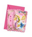 PACK 6 CONVITES ANIMAIS PRINCESAS