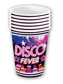 Pacote de 6 copos Disco 240 ML 9 CMS.