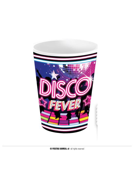 Pacote de 6 copos Disco 240 ML 9 CMS.
