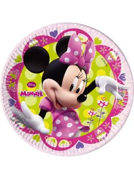 PACK 8 PRATOS MINNIE 20CM