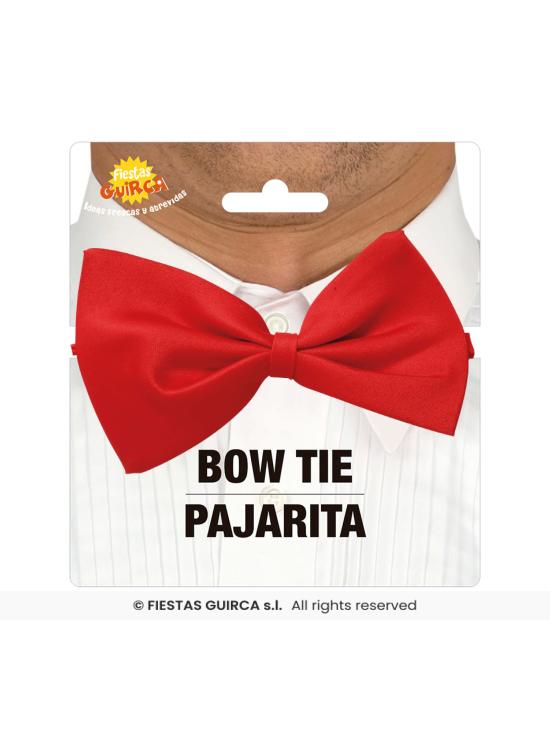 Gravata borboleta vermelha 11 cm