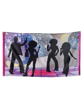 Banner para festa discoteca 150 x 90cm