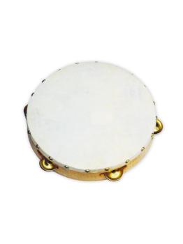 Pandeiro de couro 14,5 cm