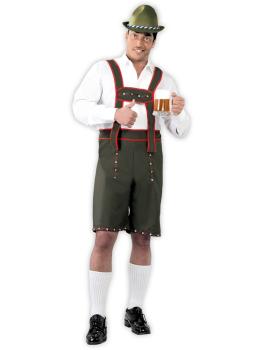 Calças com suspensórios para a Oktoberfest.