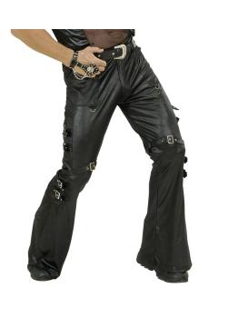 Calça Hard Rock Couro Rock