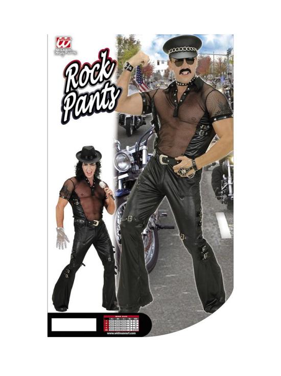 Calça Hard Rock Couro Rock