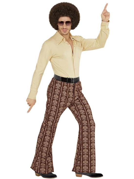Calça Masculina Anos 70 Groovy Old