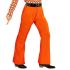 Calça masculina laranja dos anos 70