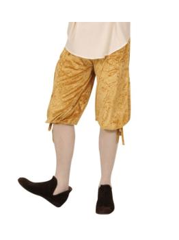 Calça Veludo para Fantasias Bege tamanho M