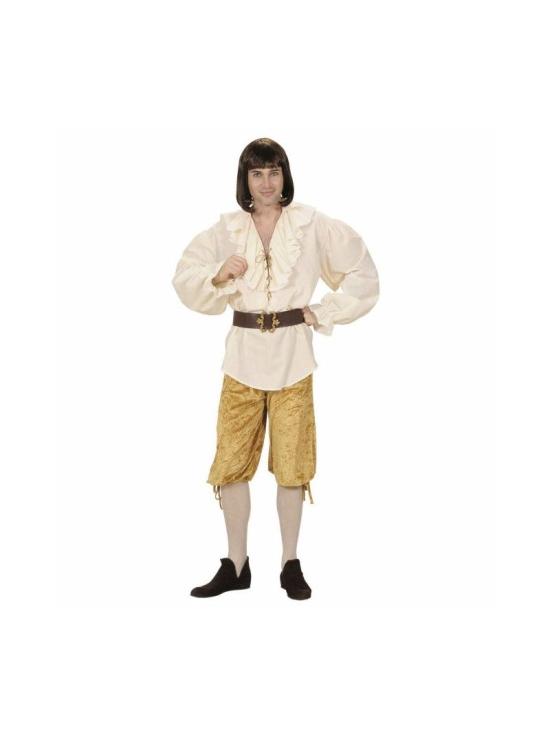 Calça Veludo para Fantasias Bege tamanho M