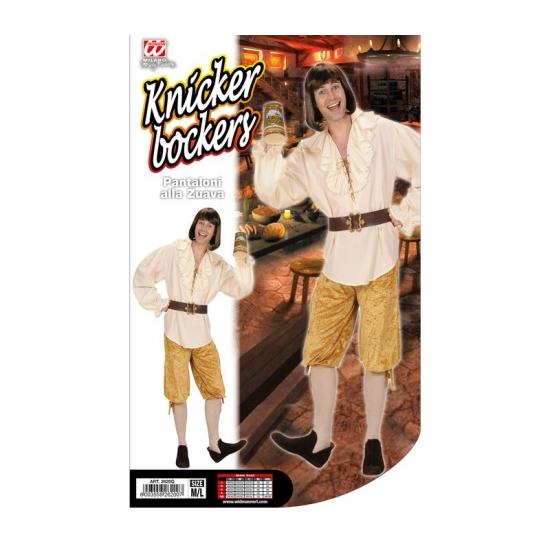 Calça Veludo para Fantasias Bege tamanho M