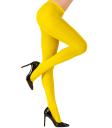 Meia-calça fluorescente para mulher Amarela