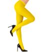 Meia-calça fluorescente para mulher Amarela