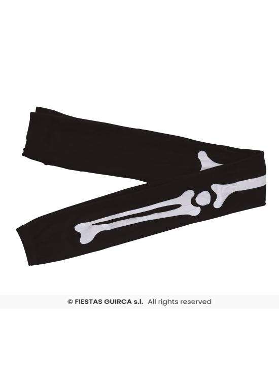 meia-calça esqueleto