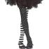 Meias-calças góticas infantis - Meias e meias para fantasias de palhaço e góticas para Halloween, Carnaval e festas à fantasia - Ideais para meninas