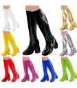 Par de capas para botas coloridas com personagens, tamanho único.