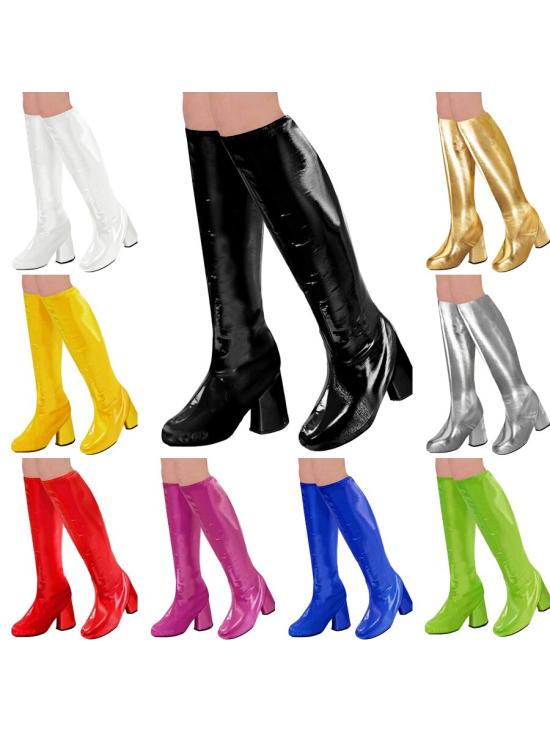 Par de capas para botas coloridas com personagens, tamanho único.