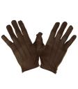 Par de luvas marrons 25cm