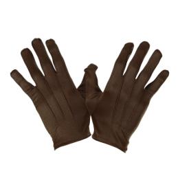 Par de luvas marrons 25cm