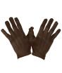 Par de luvas marrons 25cm