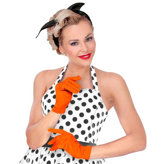 Par de luvas laranja 25cm