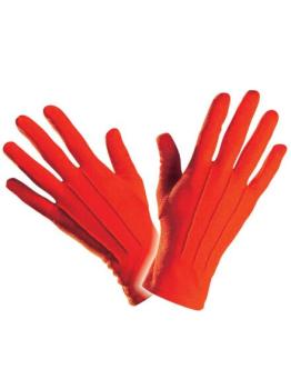 Par de luvas vermelhas 25cm