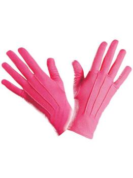 Par de luvas rosa 25cm