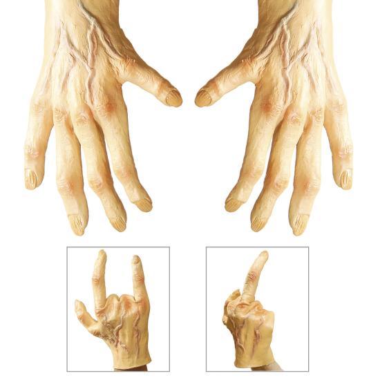 Par de Manos Gigantes Moldeables