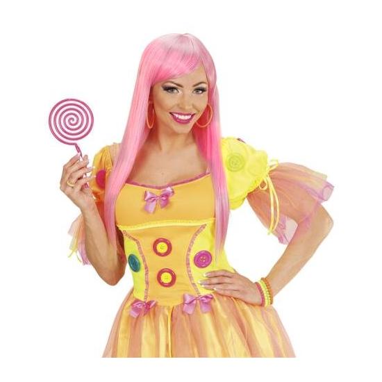 Par de Brincos Laranja Fluorescentes