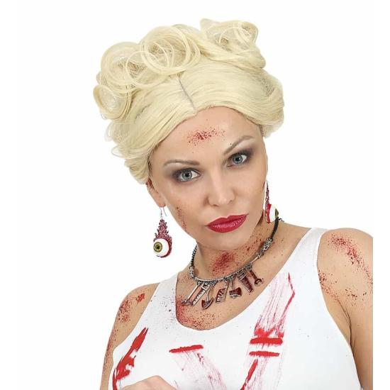 Par de brincos de olho sangrento,