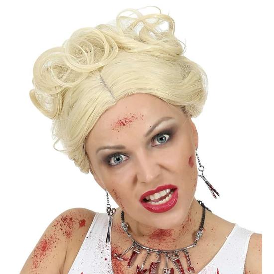 Par de brincos de tesoura sangrenta