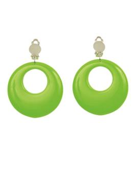 Par de Brincos Verde Neon