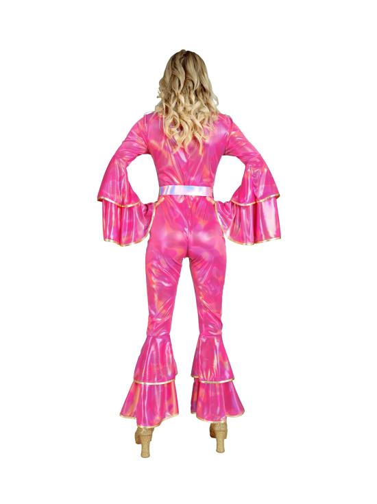 Moda Festa - Fantasia estilo discoteca anos 70, macacão, rainha do baile, roupa única