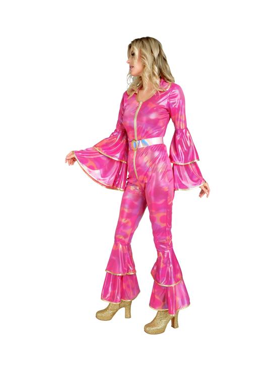 Moda Festa - Fantasia estilo discoteca anos 70, macacão, rainha do baile, roupa única