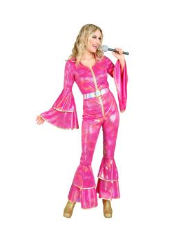 Moda Festa - Fantasia estilo discoteca anos 70, macacão, rainha do baile, roupa única