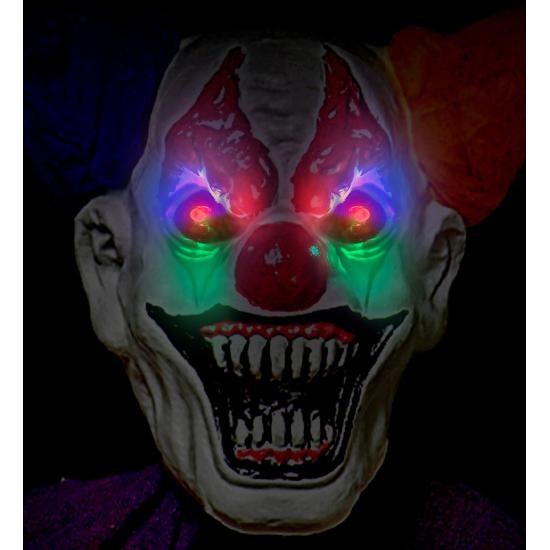 Palhaço Maligno com Olhos e Luzes Led 232 cm