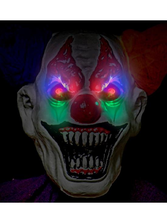 Palhaço Maligno com Olhos e Luzes Led 232 cm