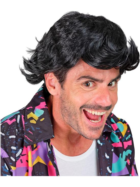 Peruca Ace Ventura para Homens – Estilo Divertido de Detetive Particular