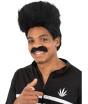 Peruca afro estilo anos 90 para fantasia retrô