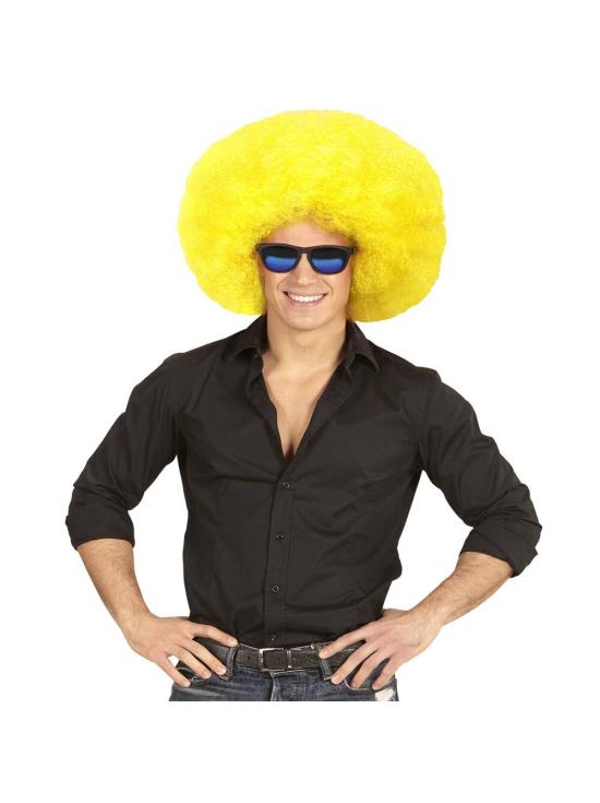 Peruca Afro Oversized Amarela