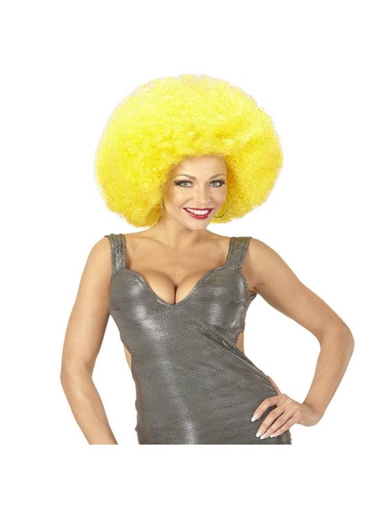 Peruca Afro Oversized Amarela