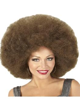 Peruca Afro Grande Marrom