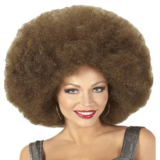 Peruca Afro Grande Marrom Peruca Afro Grande Marrom