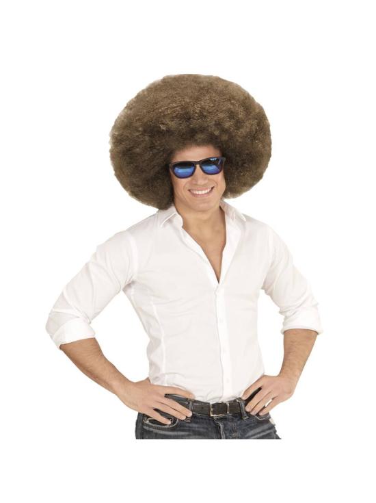 Peruca Afro Grande Marrom